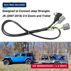 Bentolin 17275 01 4 Way Flat Tow Hitch Trailer Wiring Harness For 2007-2018 Jeep