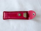 Vintage Metal Collapsible Portable Travel Clothes Hanger With Holder Case 