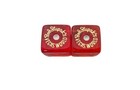 2 Vintage 3 4  Clear Red Casino Game Dice Bob Stupak s Las Vegas  Nv
