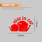 2pcs Kids In Car Sticker Decal  Baby On Board Car Decal  Baby On Board Sign For 