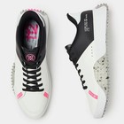 G fore G 112 Men s Golf Shoes Snow onyx Pu Leather Sneakers Us Size 10-12 New