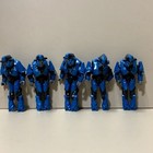 5pcs Mega Bloks Halo Covenant Combat  Blue Elite Series 5 Figure Pro Builder