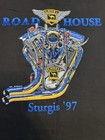 Nos Vintage 90s Camel Roadhouse Sturgis    97 Black Pocket T Shirt Xl Made In Usa