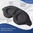 Travel 3d Eye Mask Sleep Mask Soft Padded Shade Cover Rest Relax Blindfold