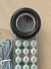 Vintage Tozai Clear See Through Telephone Retro 90s Handset Phone Untested