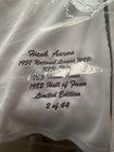 Hank Aaron Signed Atlanta Braves  44 White Jersey Mitchell   Ness