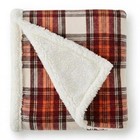 Cozy Sherpa Reverse Throw Blanket For Bed Or Couch  50 x60   Soft   Warm