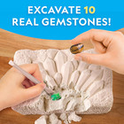  Gemstone Dig Kit     Dig Up 10 Real Gemstones And Crystals  Science Kit For Kids 