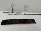 Vintage Metal Folding Collapsible Travel Coat Clothes Hanger Hook