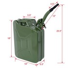 Jerry Can 20l Liter  5 Gallon Gal  Backup Steel Oline Green