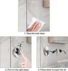 Adjustable Shower Head Holder Suction Cup Handheld Wall Mount Bathroom Bracket 1