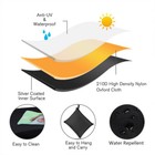 Heavy Duty Outdoor Patio Umbrella Protective Cover Bag Waterproof Canopy 7-13 ft