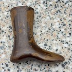 Vintage French Child s Boot Mold Industrial Mould Wooden Cobbler Tool Small Shoe