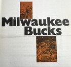 Vtg 1975 Milwaukee Bucks Nba Vs Utah Stars Aba W  Moses Malone Game Program