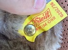 Vintage 1980 Steiff Masked Teddy Bear 0202 36 14  Mohair Jointed Germany