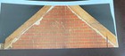Antique German Gottschalk Doll House Exterior   Chimney Paper 