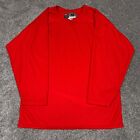 Vintage Nike Hockey Jersey Men Medium M Red Nhl Blank Custom Big Swoosh Logo