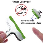 Yarall 12 Pack Metal Chip Clips With Silicone Edges Heavy Duty Bag Clips For Fo