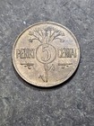 1925 Lithuania 5 Centai Coin  397   1 Year Type Coin