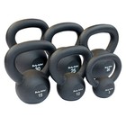 Body-solid 105 Lb  Powder Coat Kettlebell Package With Rack