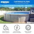 Swimline Hydrotools 50 Sq Ft Sure Flo Cartridge Pool Filter Tank And Elements