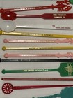 Vintage Drink Stirrers Swizzle Sticks Cocktail Plastic Barware Mixed Lot Of 220 