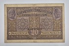 Poland 20 Polish Mark 1916 Pick P-4 Mi  czak 14 Series A Jenera   Banknote Vf