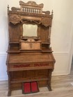 1800s Crown Geo  P  Bent Pump Organ -