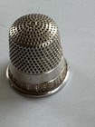 Antique Sterling Silver Thimble Size 7 Nice Pattern