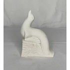 Seal Figurine Statue Decor White Soapstone Animal Sculpture
