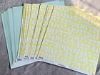 Scrapbook Paper 12x12 Double Sided Office Suite 25 Same Sheets Work  Time Card