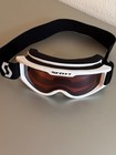 Scott Classic Ski Goggles     White Frame   Red-orange Lens     Adult Size