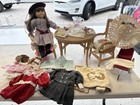 American Girl Samantha 18 In Doll Lot W  Outfit Hat Furniture   Accessories