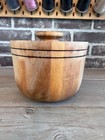 Basket Mold Round David Behm Nantucket Style Wood 6 5    X 7 5    Tall Hard To Find