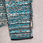 Nike Pro Hyperwarm Pullover Womens M Nwt Blue Static Print 1 2 Zip 684992-407