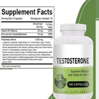 Testosterin Men s Multivitamins Testosterone Booster 180 Caps  Vitamin B3 zinc