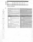 Vogue Long Super Wide Collar Dress Flared Hem Sewing Pattern Uncut 8-14 Retro