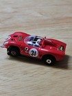 Vintage 1970 Aurora Ho Scale Thunder Jet 500 T-jet Red Alfa Romeo  1409 Not Test