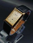 Vintage Seiko Slim Men s Quartz Wrist Watch -roman Dial -leather Strap