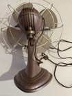 Vintage Mid Century Westinghouse Oscillating Fan 10  Plastic Blade  Works 