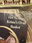 Blue Ridge Basket Kit Krista s Oval Basket  1985 Brand New Sealed 14  X 15  X 9 