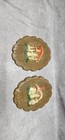 Vintage 2 Mushroom Plaque Hangers Wall Decor Art 1970s Retro Mcm Funky 