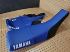 Yamaha Tw200 1987 To 2019 Seat Cover   Strap  black blue   y -175 