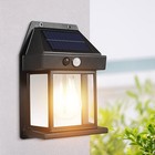 Led Solar Wall Lights Motion Sensor Dusk To Dawn Outdoor Garden Security Lamp Us
