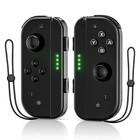 For Nintendo Switch Joy Con Game Controller Black Wireless Gamepad 1pair