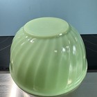 Vintage Fire King 6  Jadeite Swirl Mixing Bowl Mcm 1950s