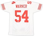 Sale  San Francisco 49ers Fred Warner Signed White Jersey Beckett Witness