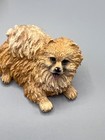 Vintage Living Stone Mini Pomeranian Dog Figurines - Set Of 3 - 1990 Collectible