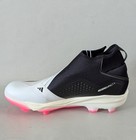 Adidas Adizero Impact   Tpu Baseball Cleats Mens 12 White Black Pink If8494