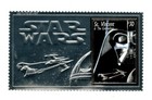 St  Vincent 1996 - Star Wars  Darth Vader  Sci-fi Film - Pure Silver Stamp - Mnh